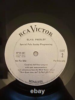 Super rare Elvis Presley Special Palm Sunday Programming OG stamped matrix