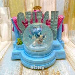 Super rare Lilo & Stitch Elvis Presley Snow globe Music box Disney