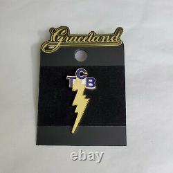 TCB In A Flash Lapel Pin Graceland Elvis Presley Very Rare Highly Collectable