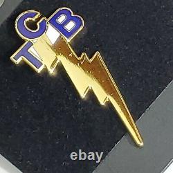 TCB In A Flash Lapel Pin Graceland Elvis Presley Very Rare Highly Collectable