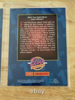 The Elvis Presley Collection Elvis' First Jumbo Complete Set 5 x 7 Rare Numbered