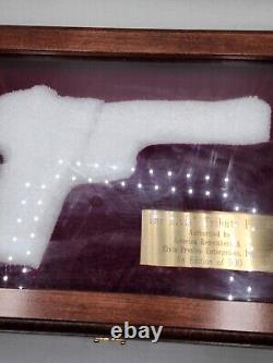 The Elvis Presley Tribute Pistol Wood CASE ONLY Edition Of Only 500 withKey Rare 1