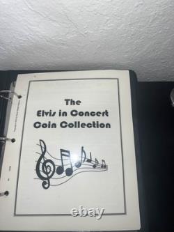 The Elvis Presley in Concert Coin Collection Set of 46 Half Dollars RARE