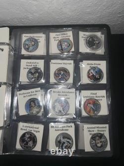 The Elvis Presley in Concert Coin Collection Set of 46 Half Dollars RARE
