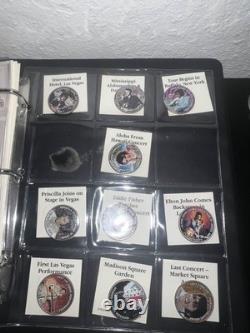 The Elvis Presley in Concert Coin Collection Set of 46 Half Dollars RARE