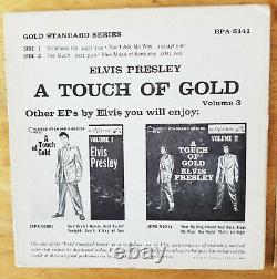 ULTRA-RARE MAROON LABEL Elvis Presley A TOUCH OF GOLD VOLUME 3 EPA-5141