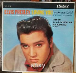 ULTRA-RARE UNPLAYED MINT STAGGERED STEREO Elvis Presley LOVING YOU LSP-1515(e)