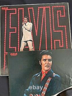 Ultra rare Elvis Presley NBC TV Special BOX Live Recording MONO withPromo Poster