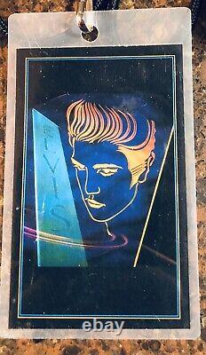 VERY RARE ELVIS PRESLEY Laminate Pass Private Event Greatest Recording Artist 92