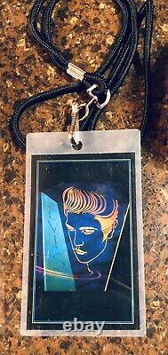 VERY RARE ELVIS PRESLEY Laminate Pass Private Event Greatest Recording Artist 92