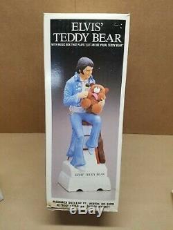 VERY RARE Elvis Presley Teddy Bear Decanter Large 750ml McCormick Sealed with box