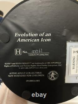 VERY RARE Elvis Sculpture'Evolution Of An Idol' Statue EX