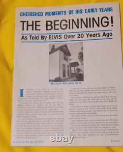 VINTAGE VERY RARE Elvis Presley Beginning As told by Elvis Over 20 years ago