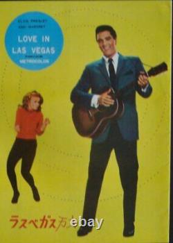 VIVA LAS VEGAS Japanese movie program B ELVIS PRESLEY ANN-MARGRET RARE 1964