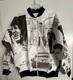 Vtg Elvis Presley Archives Black White Full Zip Lightweight Jacket Paper Rare