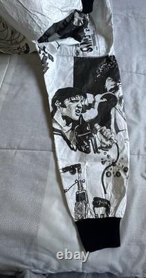 VTG Elvis Presley Archives Black White Full Zip Lightweight Jacket Paper Rare