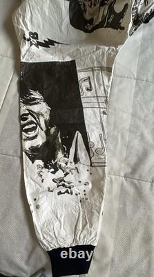 VTG Elvis Presley Archives Black White Full Zip Lightweight Jacket Paper Rare