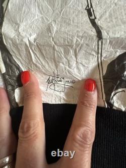 VTG Elvis Presley Archives Black White Full Zip Lightweight Jacket Paper Rare