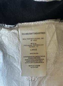 VTG Elvis Presley Archives Black White Full Zip Lightweight Jacket Paper Rare
