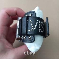 V. RARE Elvis Presley Cuff Wrist Watch From 68' COMEBACK SPECIAL Genuine Leather