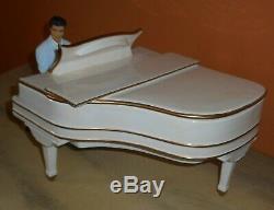 Vandor Elvis Presley How Great Thou Art RARE LE White Piano Musical Cookie Jar