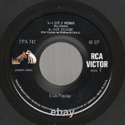 Very Rare Dog on Side withsleeve Elvis Presley RCA Victor EPA-747 1965 Rockabilly