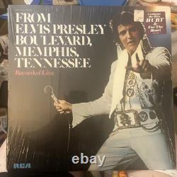 Very Rare Elvis Presley Boulevard Memphis, Tn Recorded Live 1976 In Cellophane