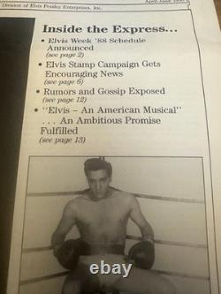 Very Rare Elvis Presley Graceland Express Newspapers 1987-94