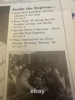 Very Rare Elvis Presley Graceland Express Newspapers 1987-94