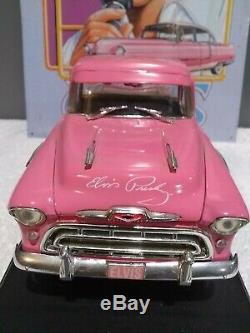Very Rare Elvis Presley The King Of Rock'n' Roll 1957 Chevy Pink Pickup Model