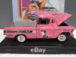 Very Rare Elvis Presley The King Of Rock'n' Roll 1957 Chevy Pink Pickup Model