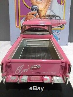 Very Rare Elvis Presley The King Of Rock'n' Roll 1957 Chevy Pink Pickup Model