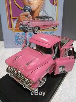 Very Rare Elvis Presley The King Of Rock'n' Roll 1957 Chevy Pink Pickup Model