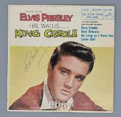Very rare Original Elvis Presley handsigned Cover King Creole with Certificate