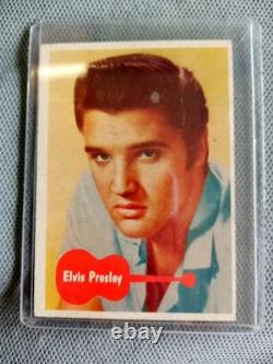 Vintage 1956 Elvis Presley Topps Bubbles Trading Card #21 Rare Find Free Ship