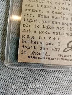 Vintage 1956 Elvis Presley Topps Bubbles Trading Card #21 Rare Find Free Ship