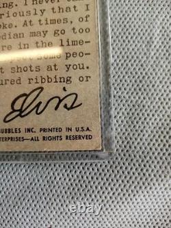 Vintage 1956 Elvis Presley Topps Bubbles Trading Card #21 Rare Find Free Ship