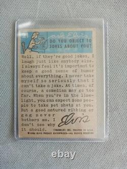 Vintage 1956 Elvis Presley Topps Bubbles Trading Card #21 Rare Find Free Ship