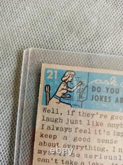 Vintage 1956 Elvis Presley Topps Bubbles Trading Card #21 Rare Find Free Ship