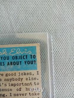 Vintage 1956 Elvis Presley Topps Bubbles Trading Card #21 Rare Find Free Ship