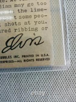 Vintage 1956 Elvis Presley Topps Bubbles Trading Card #21 Rare Find Free Ship