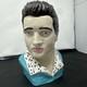 Vintage 1963 Elvis Presley Ceramic Bust Signed By Tr Potter Hand Painted Rare