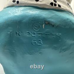 Vintage 1963 Elvis Presley Ceramic Bust Signed By TR Potter Hand Painted RARE