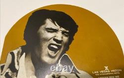 Vintage 1972 Elvis Presley Souvenir Foldout Menu Las Vegas Hilton Music Rare