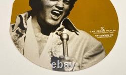 Vintage 1972 Elvis Presley Souvenir Foldout Menu Las Vegas Hilton Music Rare