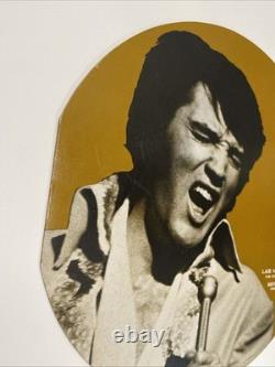 Vintage 1972 Elvis Presley Souvenir Foldout Menu Las Vegas Hilton Music Rare