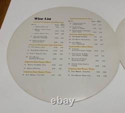 Vintage 1972 Elvis Presley Souvenir Foldout Menu Las Vegas Hilton Music Rare