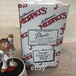 Vintage 1990 Muppets Fozzie Bear Elvis Presley Wind Up Musical Jim Henson Rare