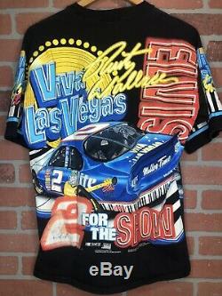 Vintage 1998 Elvis Presley Nascar T Shirt Mens Size Large Rare