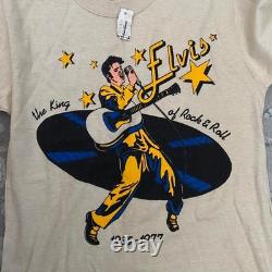 Vintage 70s RARE DEADSTOCK NWT Elvis Presley 1977 Graphic Tee